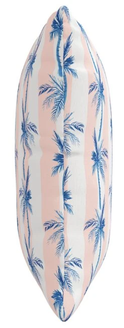 Cabana Stripe Palms Outdoor Pillow -Outdoor Home Shop Product 191360349769 Image 2