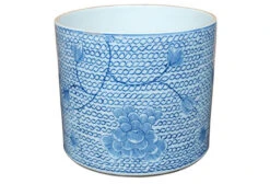 Floral Chain-Link Planter