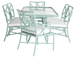 Kit 7-Pc Celadon Dining Set, White 15 Kit 7-Pc Celadon Dining Set, White -Outdoor Home Shop Product 444726603228 Image 3