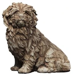Fluffy Dog Statue