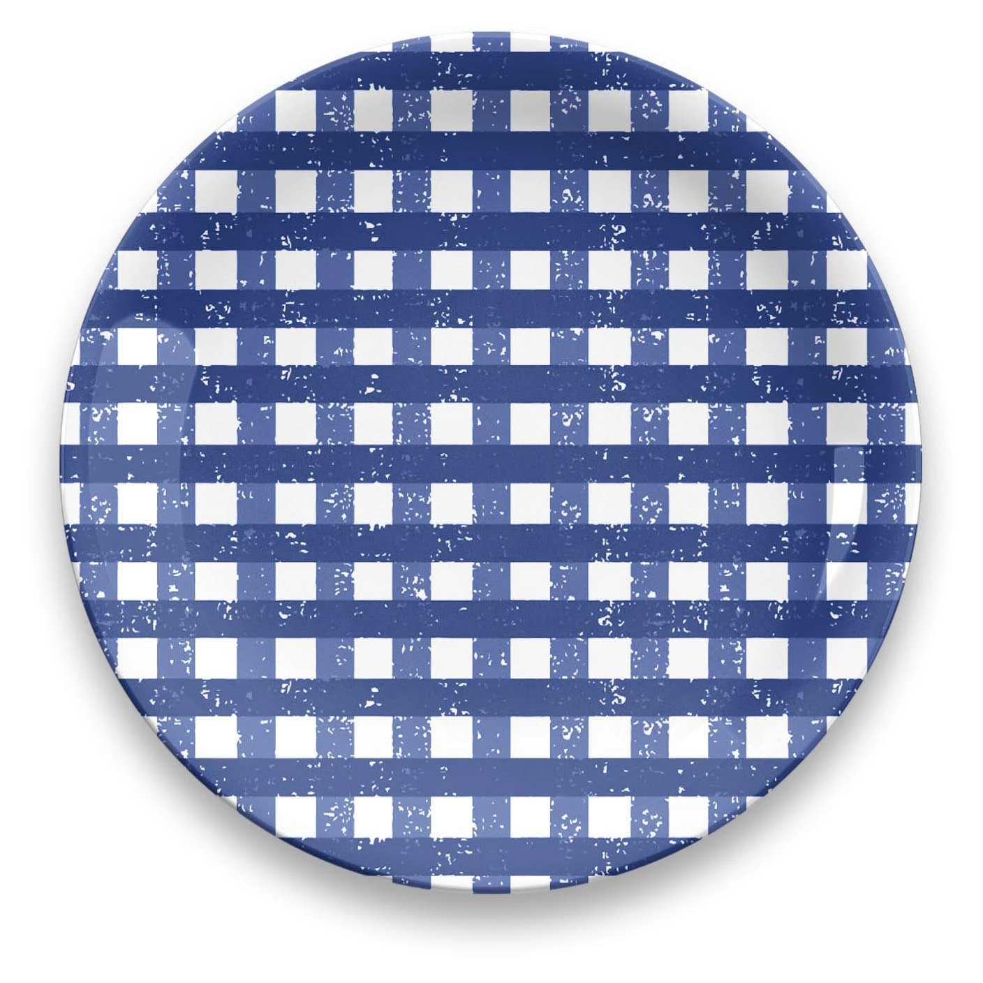 Gingham Dinner Plates 3 Gingham Dinner Plates