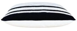 Levi Outdoor Lumbar Pillow, Black/White 6 Levi Outdoor Lumbar Pillow, Black/White -Outdoor Home Shop Product 810008114360 Image 2