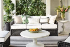 Levi Outdoor Lumbar Pillow, Black/White 7 Levi Outdoor Lumbar Pillow, Black/White -Outdoor Home Shop Product 810008114360 Image 3