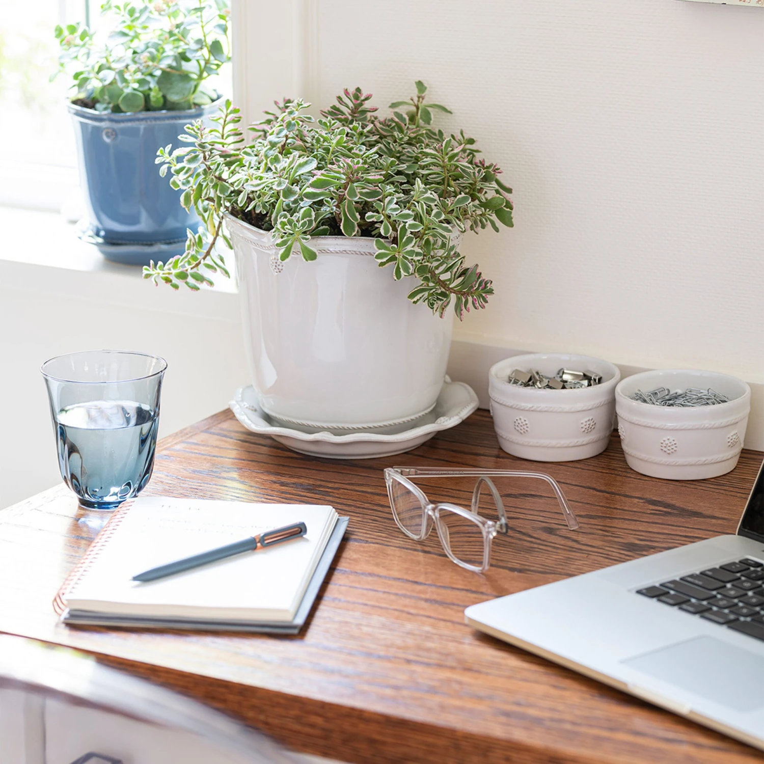 Berry & Thread Planter & Saucer I 6 Berry & Thread Planter & Saucer I - Image 4