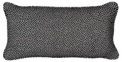 Tuck 12x21 Outdoor Lumbar Pillow, Onyx