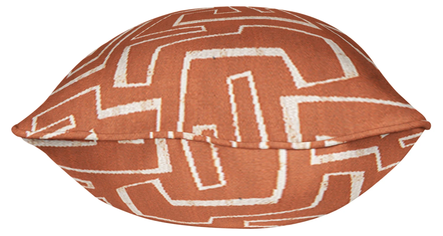 Priano 12x20 Outdoor Lumbar Pillow, Clay 4 Priano 12x20 Outdoor Lumbar Pillow, Clay - Image 2