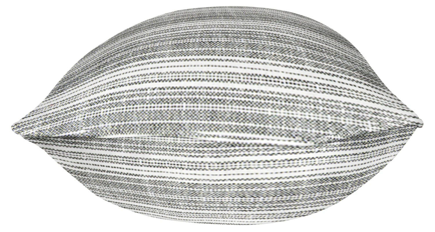 Hampshire 12x20 Outdoor Lumbar Pillow, Onyx 4 Hampshire 12x20 Outdoor Lumbar Pillow, Onyx - Image 2