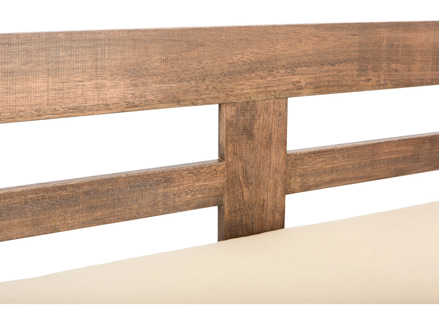 93" Porch Swing, Weathered Brown/ Cream 9 93" Porch Swing, Weathered Brown/ Cream - Image 7