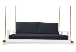 Hampton Bed Swing, White/Black