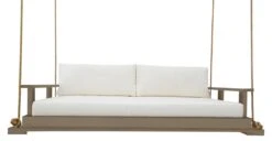 Austin Bed Swing, Mushroom/Cream