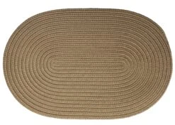 Reverisble Solid Doormat, Tan