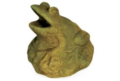 22" Garden Croaking Frog, Moss