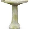 27" Eight-Sided Birdbath W/ Birds 1 27" Eight-Sided Birdbath W/ Birds -Outdoor Home Shop Product HQV10026 Image 1