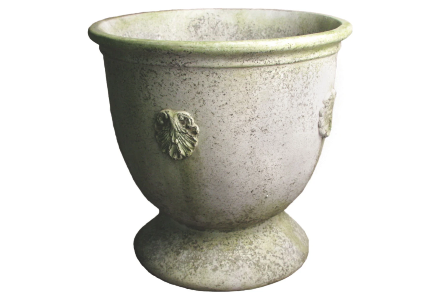 20" French Anduze Planter, White Moss 3 20" French Anduze Planter, White Moss