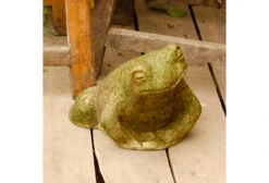 8" Garden Toad, Brown Moss -Outdoor Home Shop Product HQV10088 Image 2