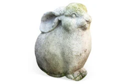 8" Rabbit Friend Statue, White