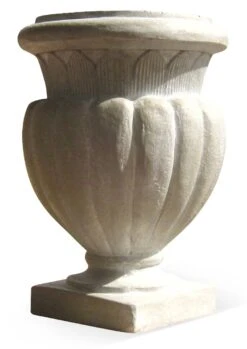 20" Stadium Urn, Cathedral White 5 20" Stadium Urn, Cathedral White -Outdoor Home Shop Product HQV10187 Image 2