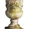 24" Giardino Urn, White Moss -Outdoor Home Shop Product HQV10188 Image 1