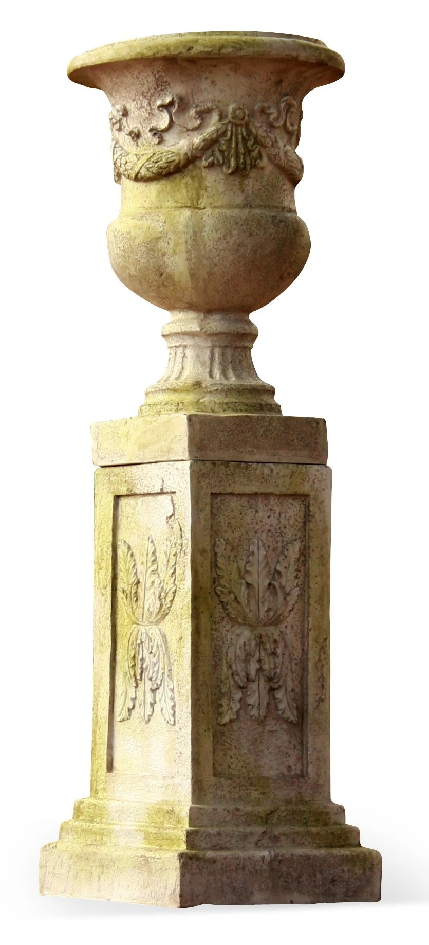 24" Giardino Urn, White Moss 5 24" Giardino Urn, White Moss - Image 3