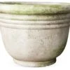 10" Ring Pot, White Moss 1 10" Ring Pot, White Moss -Outdoor Home Shop Product HQV10196 Image 1