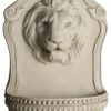 23" Aged Lion Wall Fountain -Outdoor Home Shop Product HQV10290 Image 1