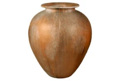 30" Hubbard Oil Jar, Autumn Rose