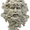 18" Bacchus Of Pisa Mask, Antiqued Stone -Outdoor Home Shop Product HQV10435 Image 1