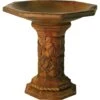 21" Turner Birdbath, Sandstone -Outdoor Home Shop Product HQV10497 Image 1