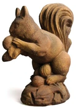 12" Woodland Squirrel, Sandstone