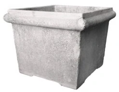 21" Logan Planter, Cathedral White