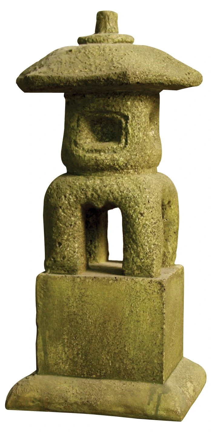 16" Lantern Statue, Green 3 16" Lantern Statue, Green