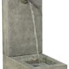 18" Bird Element Fountain, Alpine Stone 2 18" Bird Element Fountain, Alpine Stone -Outdoor Home Shop Product KYK10004 Image 1