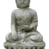 19" Seated Lotus Buddha, Alpine Stone 2 19" Seated Lotus Buddha, Alpine Stone -Outdoor Home Shop Product KYK10039 Image 1