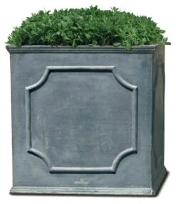 15" Cumberland Square Planter, Lead Lite