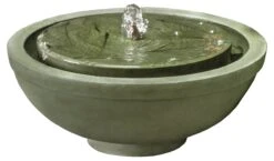 16" Hydrangea Garden Terrace Fountain