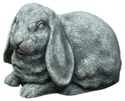 Outdoor Home Shop 27 10" Lop-Eared Bunny, Gray
