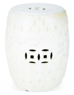 Kelly Garden Stool, Coral