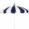 Pagoda Patio Umbrella, Aruba/White 2 Pagoda Patio Umbrella, Aruba/White -Outdoor Home Shop Product QRB10157 Image 1
