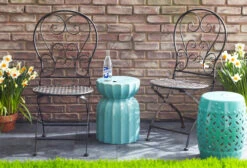 Aurora Garden Stool -Outdoor Home Shop Product SVF70240 Image 2