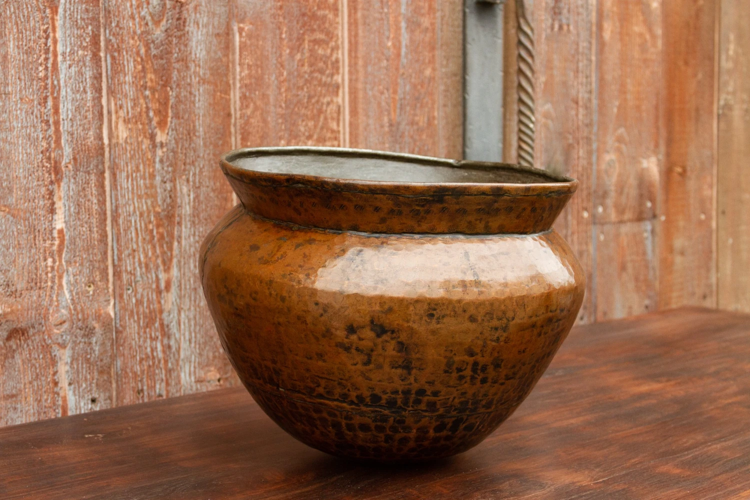 Antique English Copper Pot 6 Antique English Copper Pot - Image 4