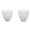 Classic White Round Planter, Set Of 2 1 Classic White Round Planter, Set Of 2 -Outdoor Home Shop vmf vendor KWY 4940377 1672186060653 772281