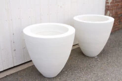 Classic White Round Planter, Set Of 2 10 Classic White Round Planter, Set Of 2 -Outdoor Home Shop vmf vendor KWY 4940377 1672186072737 966208