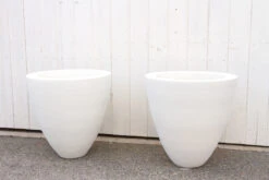 Classic White Round Planter, Set Of 2 13 Classic White Round Planter, Set Of 2 -Outdoor Home Shop vmf vendor KWY 4940377 1672186083237 106962