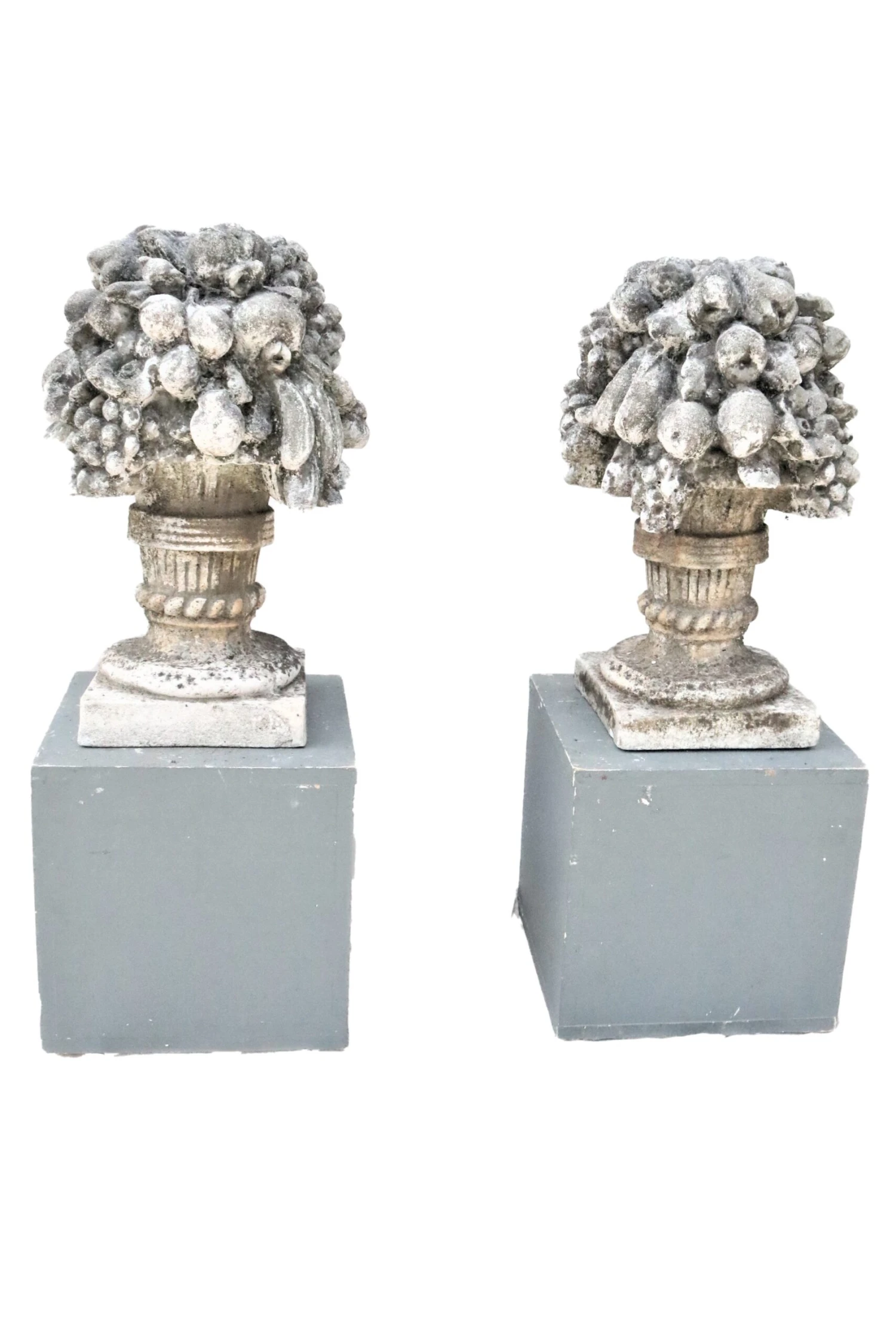 English Cast Stone Garden Compotes, Pr 4 English Cast Stone Garden Compotes, Pr - Image 2