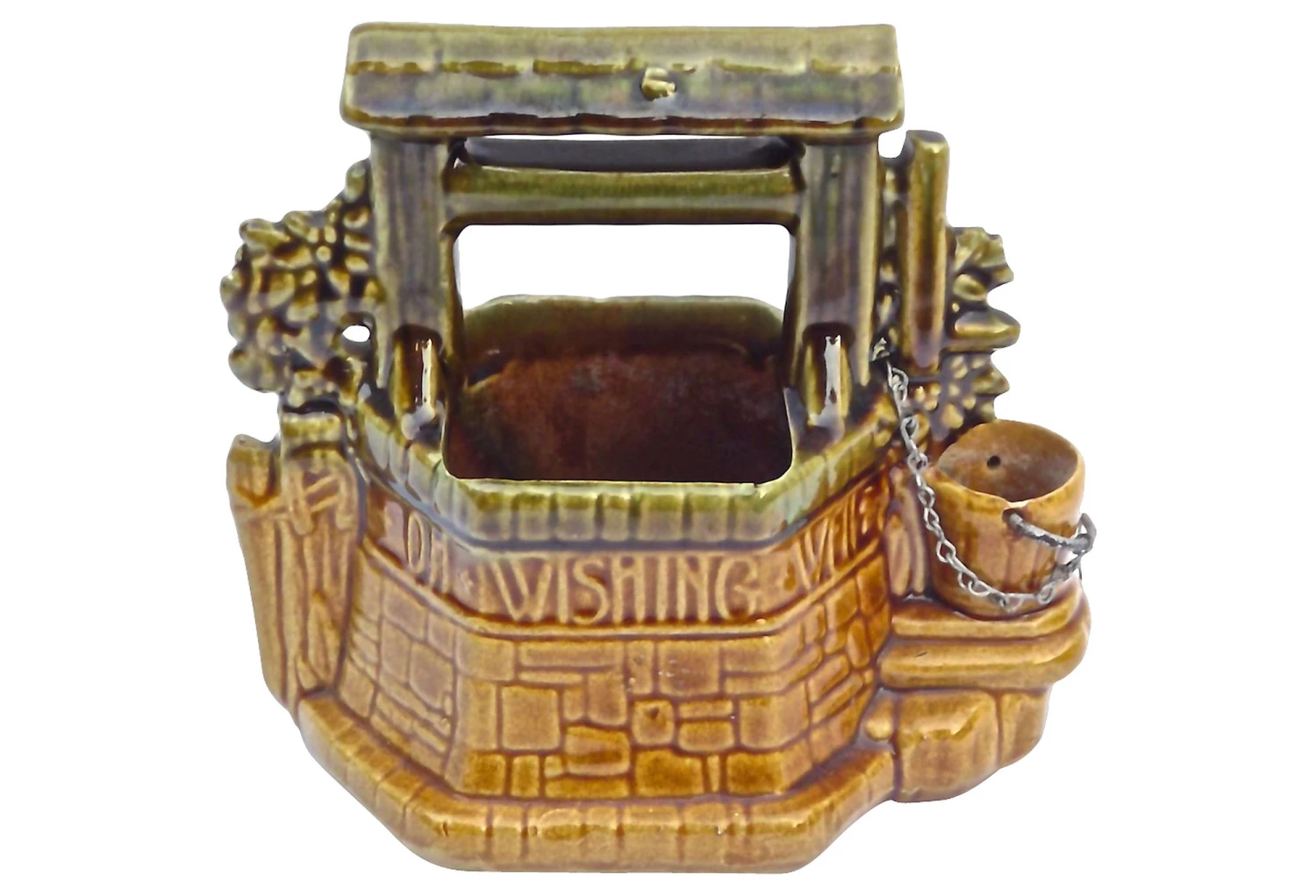 McCoy Wishing Well Ceramic Cachepot 3 McCoy Wishing Well Ceramic Cachepot