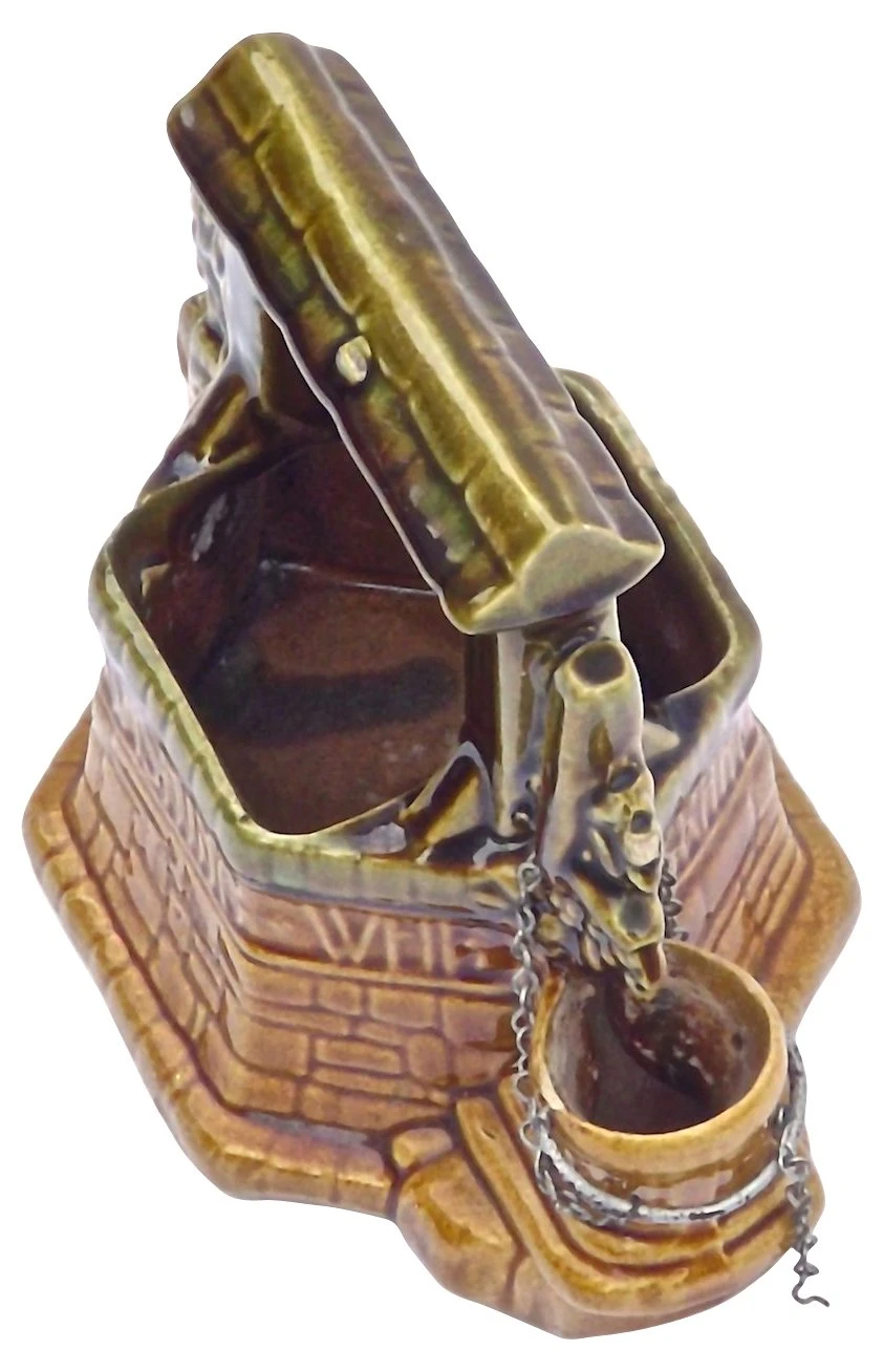 McCoy Wishing Well Ceramic Cachepot 4 McCoy Wishing Well Ceramic Cachepot - Image 2