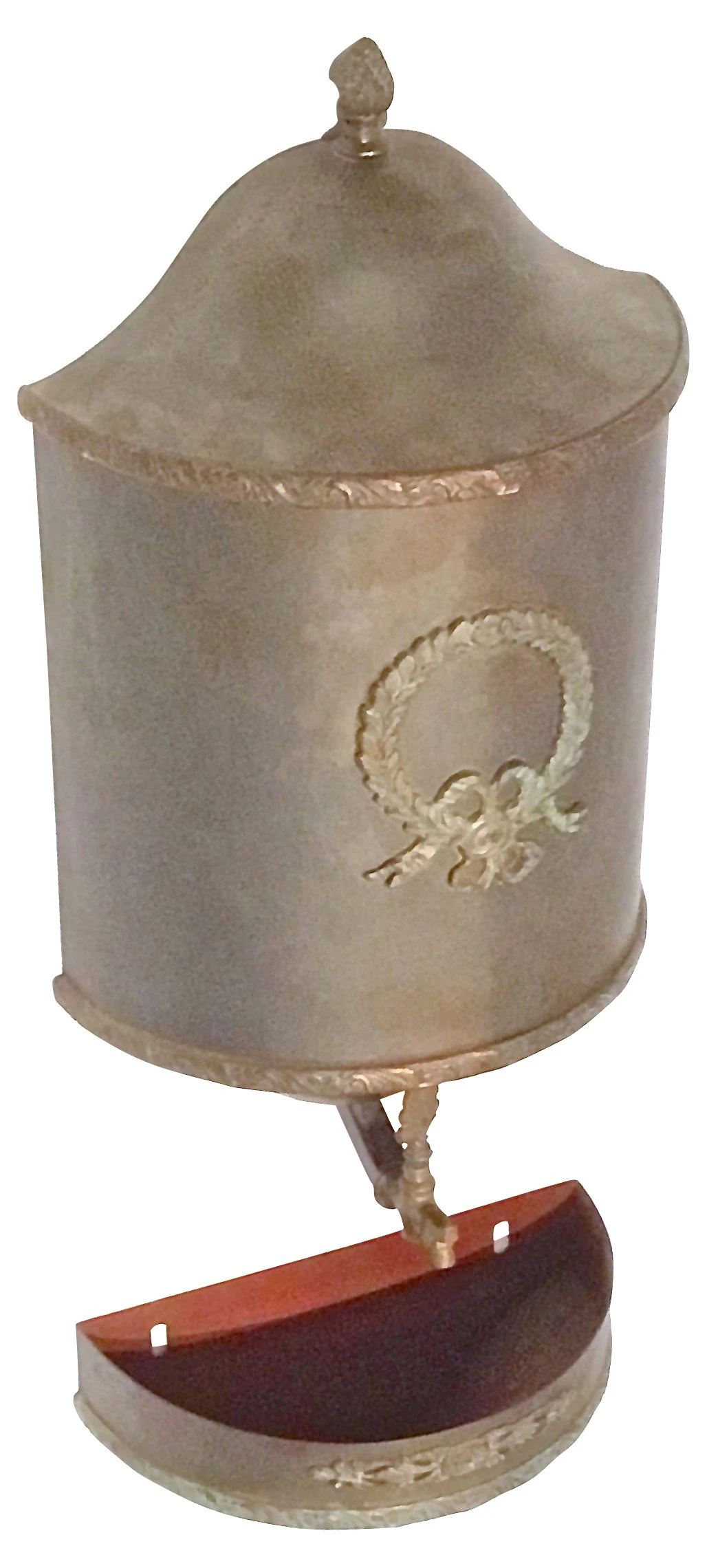 Antique Laurel Wreath Steel Lavabo 5 Antique Laurel Wreath Steel Lavabo - Image 3